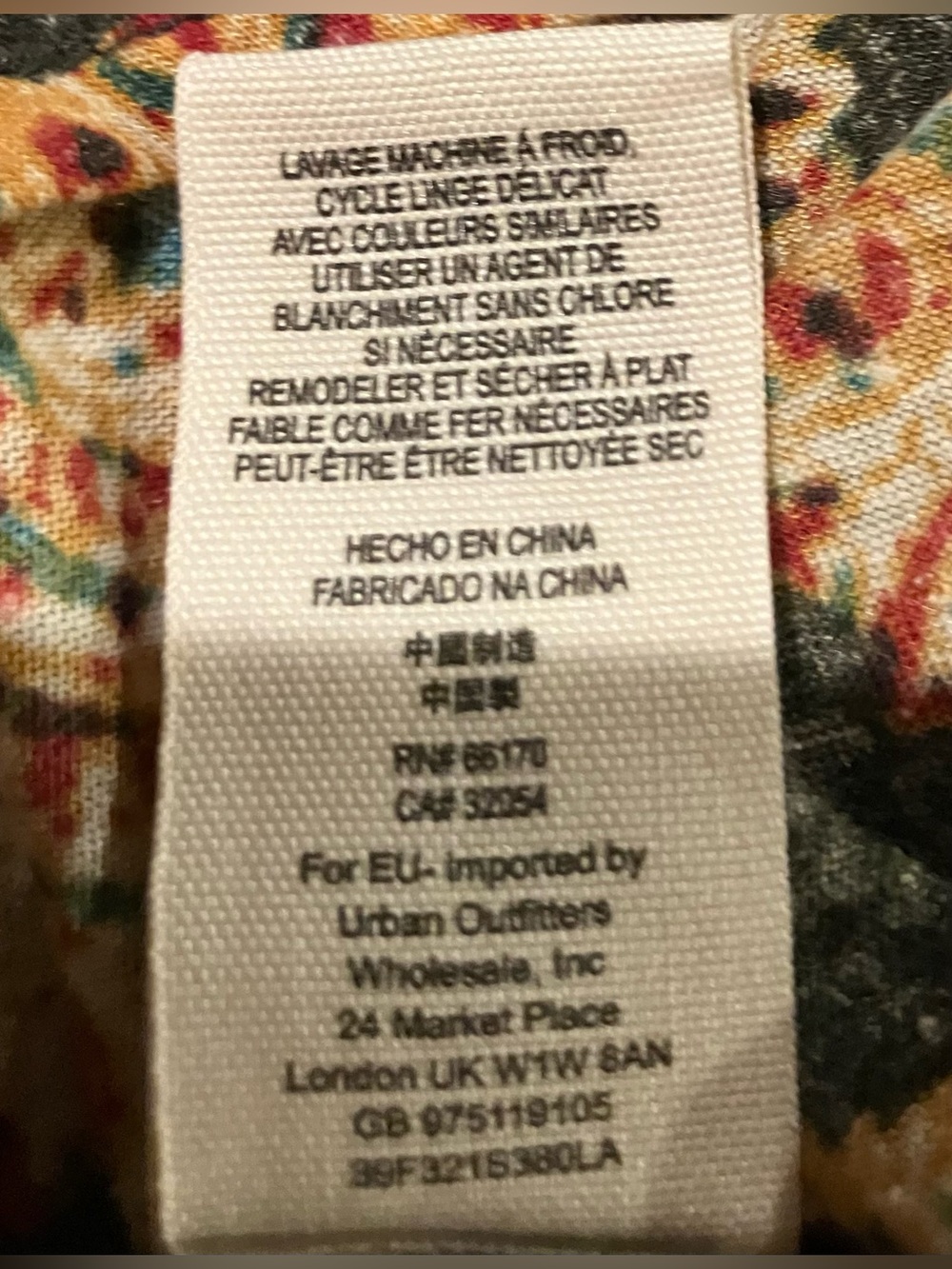 NWT Free People Bohemian Circle-Print Midi Skirt in Grey and Cream Size Large - Picture 10 of 10
